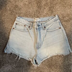 Abercrombie & Fitch Light Wash Jean Shorts